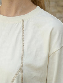 Longsleeve Staff pol milk oversize