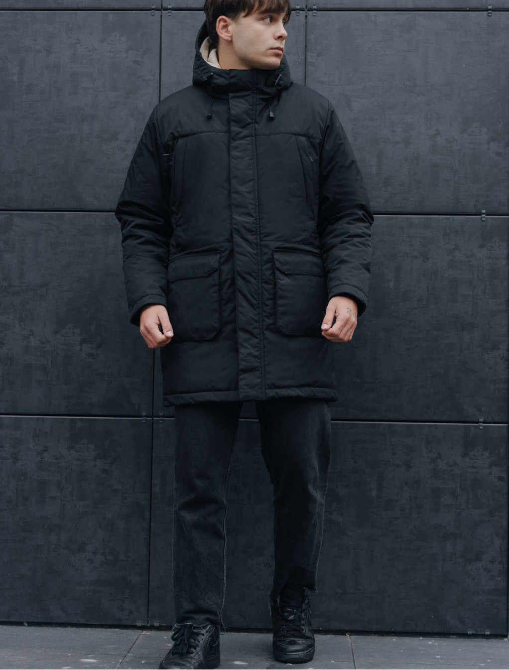 Parka zimowa Staff gr black