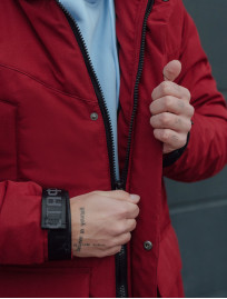 Parka zimowa Staff sha bordo