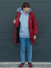 Parka zimowa Staff sha bordo