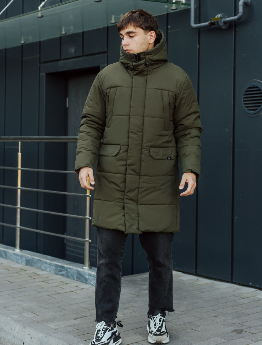 Zimowa parka Staff holod khaki