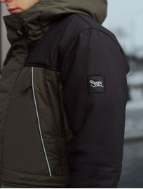 Zimowa parka Staff sta khaki & navy