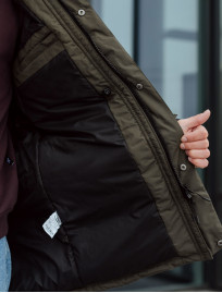 Zimowa parka Staff sta khaki & navy