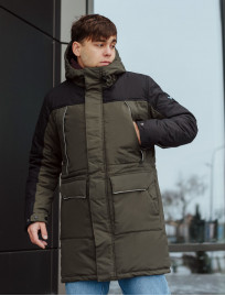 Zimowa parka Staff sta khaki & navy