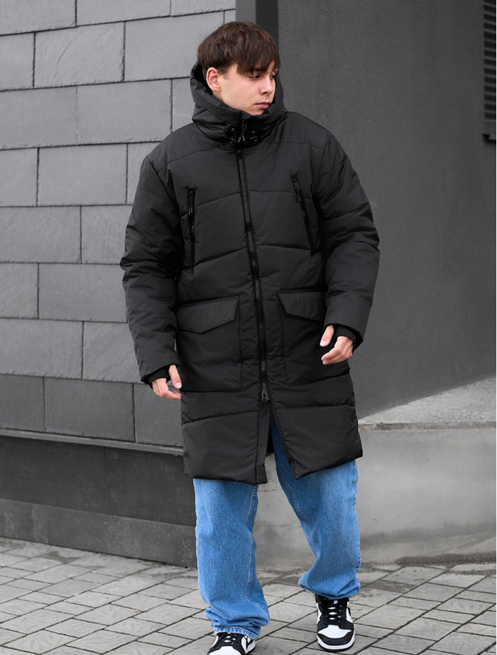 Parka zimowa Staff fox dark gray