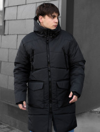 Parka zimowa Staff fox dark gray