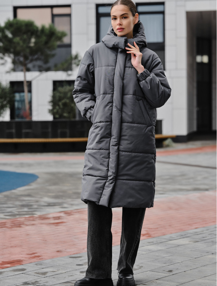 Damska kurtka zimowa Staff clo gray