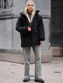 Damska kurtka zimowa Staff to black