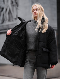 Damska kurtka zimowa Staff to black