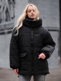 Damska kurtka zimowa Staff to black
