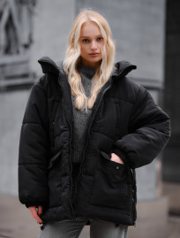 Damska kurtka zimowa Staff to black