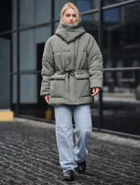Damska kurtka zimowa Staff br light khaki