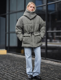 Damska kurtka zimowa Staff br light khaki
