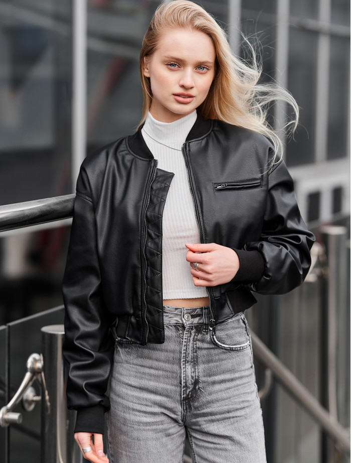 Bomber damski Staff do black