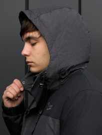 Kurtka wielosezonowa Staff tul graphite & black