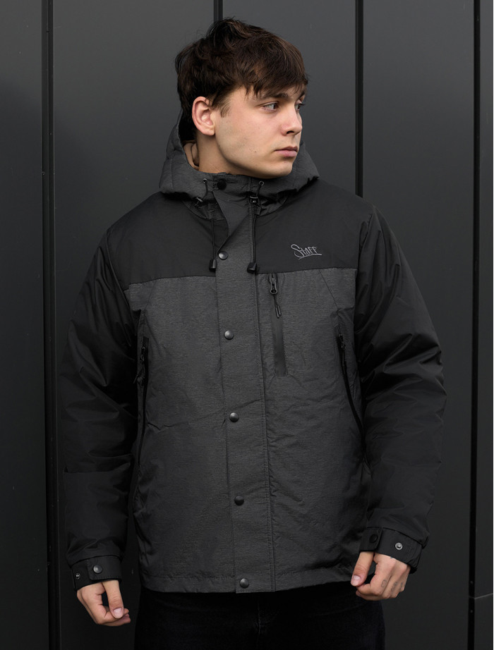 Kurtka wielosezonowa Staff tul graphite & black