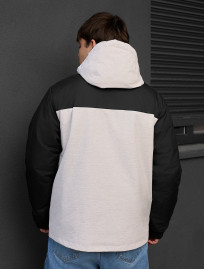 Kurtka wielosezonowa Staff tul light gray melange & black