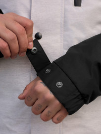 Kurtka wielosezonowa Staff tul light gray melange & black