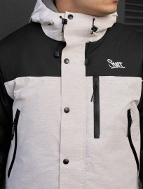 Kurtka wielosezonowa Staff tul light gray melange & black