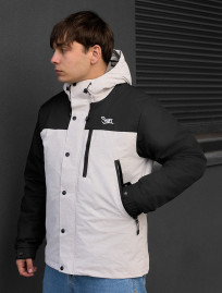 Kurtka wielosezonowa Staff tul light gray melange & black