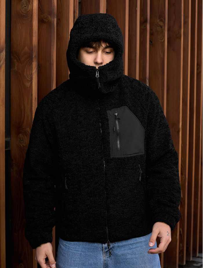 Kurtka futrzana Staff be black