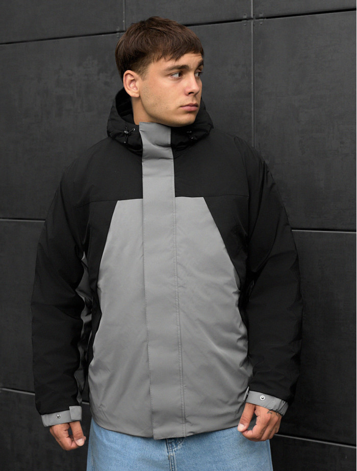 Kurtka Staff skay gray & black