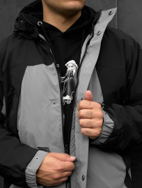 Kurtka Staff skay gray & black