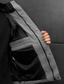 Kurtka Staff skay gray & black