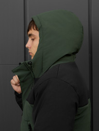 Kurtka zimowa Staff ruxo black & khaki