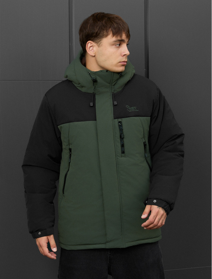 Kurtka zimowa Staff ruxo black & khaki