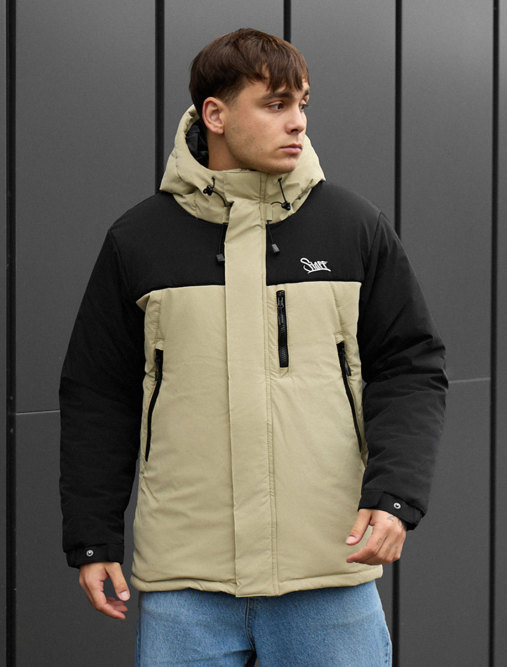 Kurtka zimowa Staff ruxo black & olive