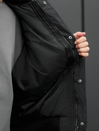 Bomber Staff raw dark gray2 oversize