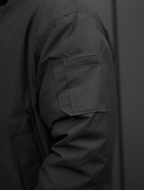 Bomber Staff raw dark gray oversize