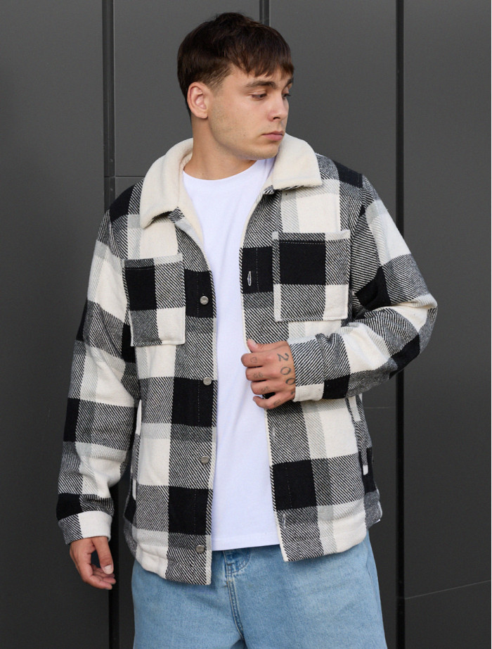 Kurtka koszulowa z futrem Staff flo c4