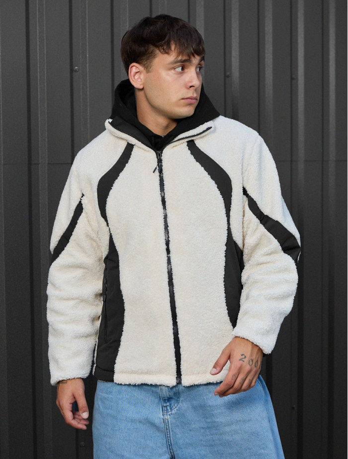 Kurtka futrzana Staff nuro black & white