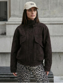 Kurtka damska Staff stax brown oversize
