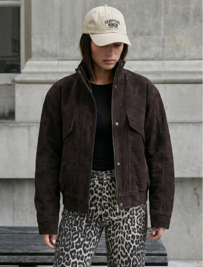 Kurtka damska Staff stax brown oversize