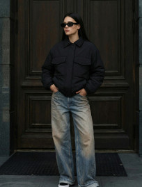 Kurtka Staff fuze black oversize