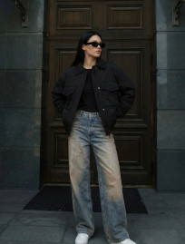 Kurtka Staff fuze black oversize