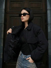 Kurtka Staff fuze black oversize