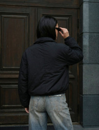 Kurtka Staff fuze black oversize
