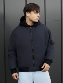 Bomber Staff ion navy oversize