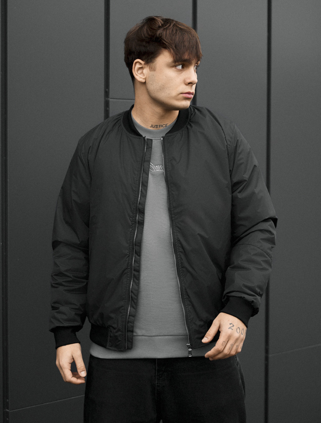 Bomber Staff vex dark gray