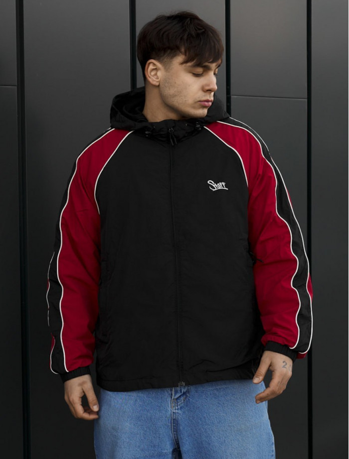 Wiatrówka Staff az black & red reflective oversize