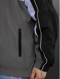 Wiatrówka Staff fn black & gray oversize reflective