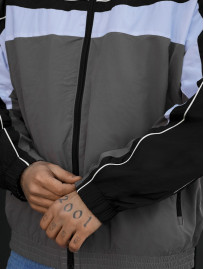 Wiatrówka Staff fn black & gray oversize reflective