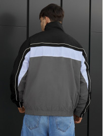 Wiatrówka Staff fn black & gray oversize reflective