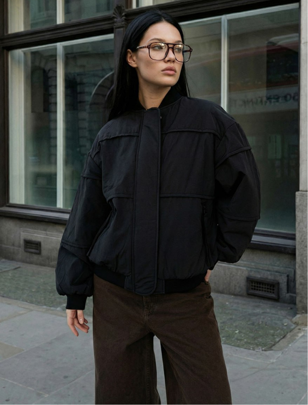 Kurtka Staff ok black oversize