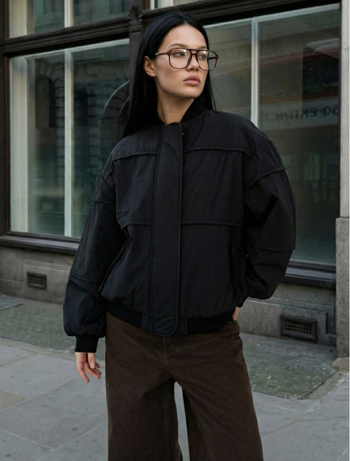 Kurtka Staff ok black oversize