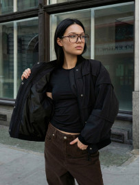 Kurtka Staff ok black oversize